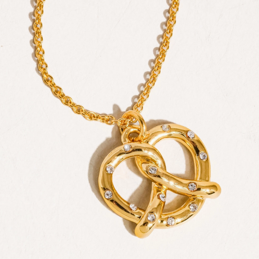 Gameday Pretzel Necklace